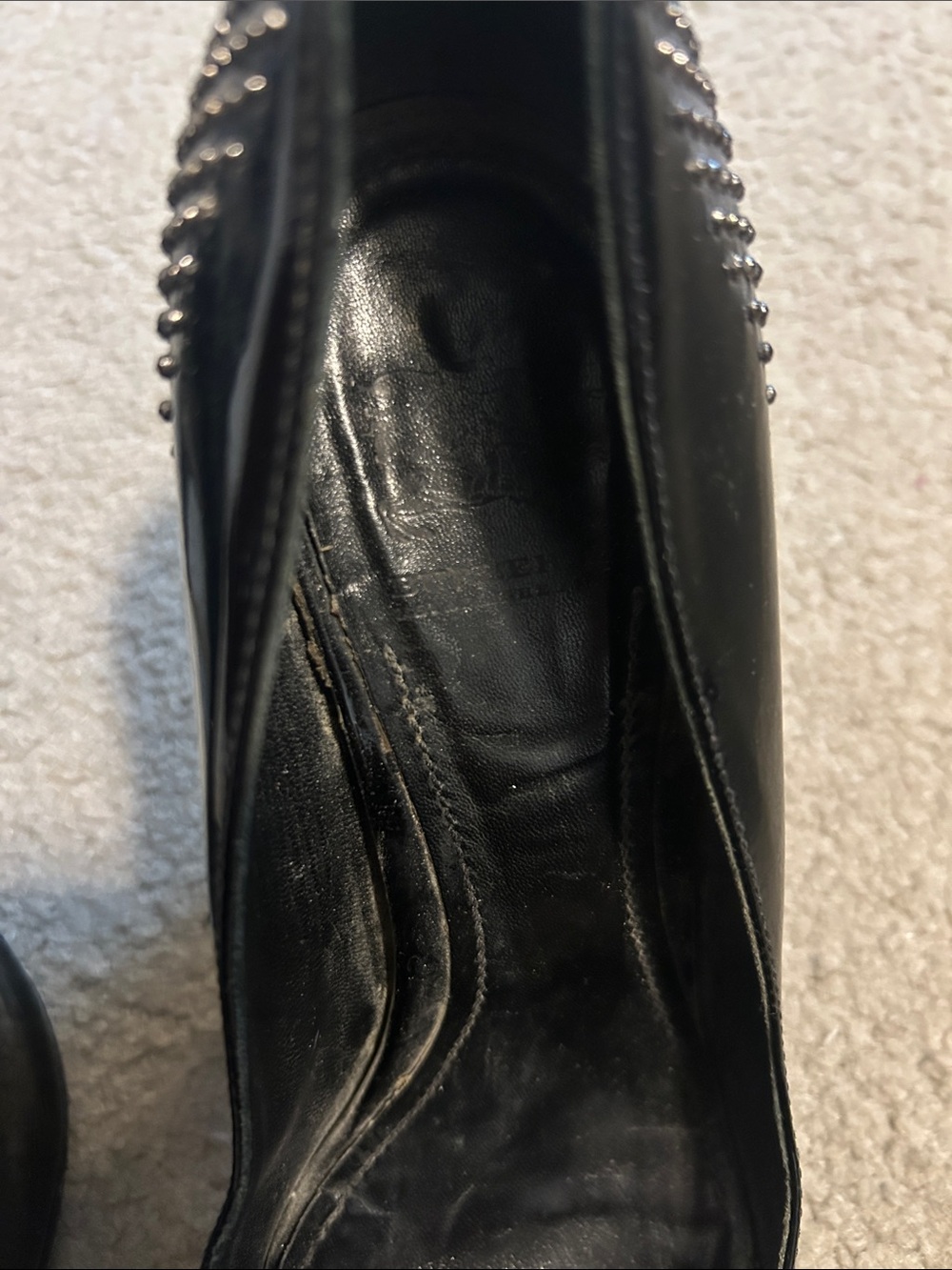 Burberry Vintage Studded Heels Size 38 - Picture 3 of 13